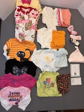 Baby Girl 12M Fall/Winter Clothing Lot – 19 Pieces #473